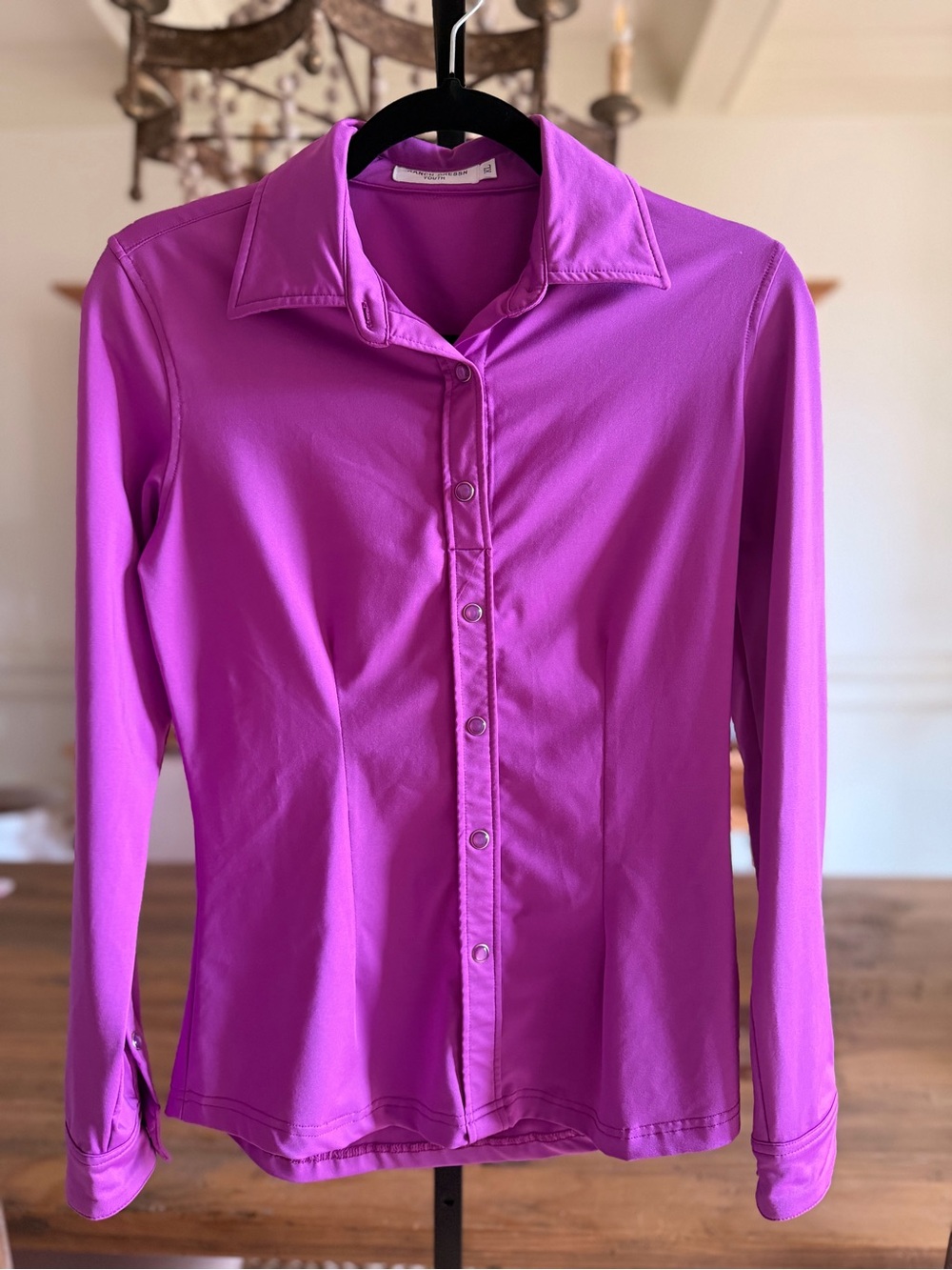 🤠 Ranch Dress’N Purple Performance Rodeo Shirt ~ Youth XL